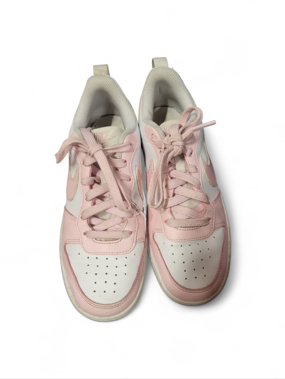 Nike Court Borough Low Recraft DV5456-105 Pink Sneakers Girls Size 5y - Picture 3 of 8